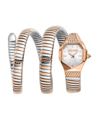 Just Cavalli Women's Ambra Quartz Two Tone Stainless Steel Bracelet Watch