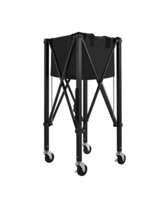 Корзина для теннисных мячей HONGGE Foldable Aluminum with Rubber Swivel Wheels