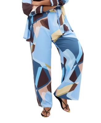 CITY CHIC Брюки Amaya с абстрактным принтом, широкие, Plus Size