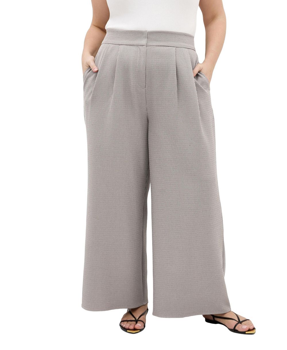 CITY CHIC Plus Size Hailey Check брюки