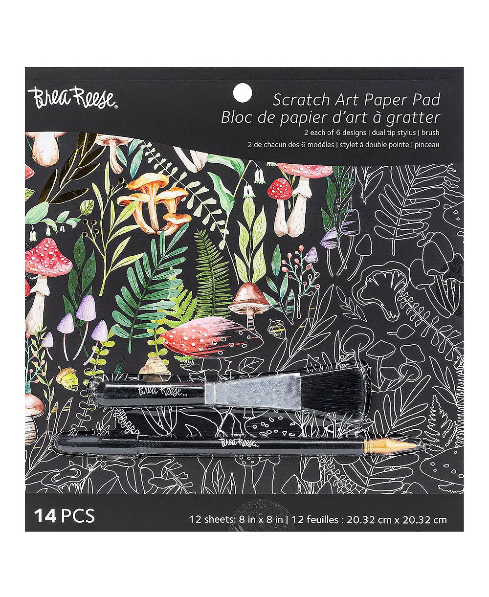 Brea Reese Scratch Art: Paper Pad - Nature