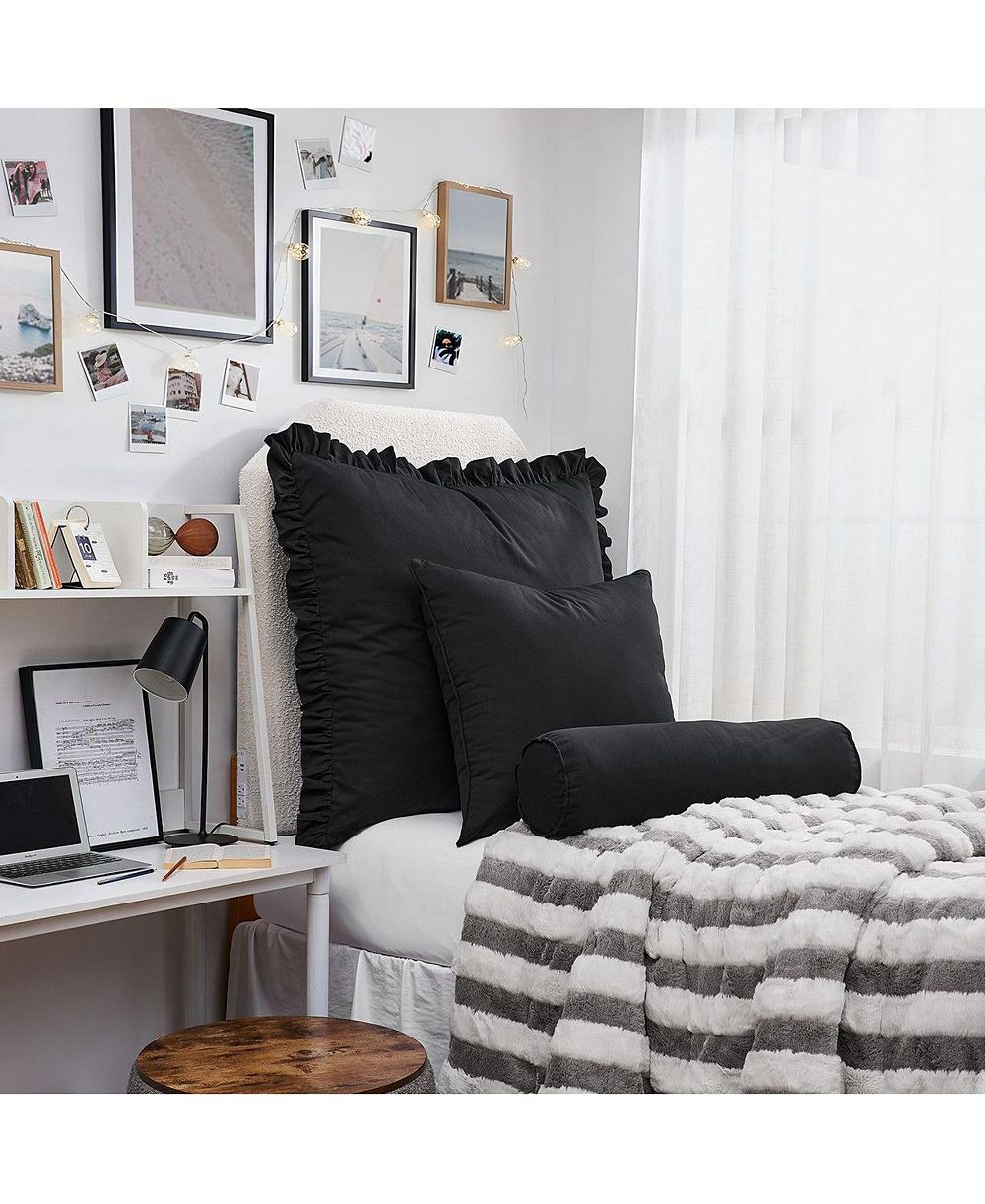DormCo Набор из хлопковых подушек Rainha Cotton Dutch Ruffled, Euro и Bolster
