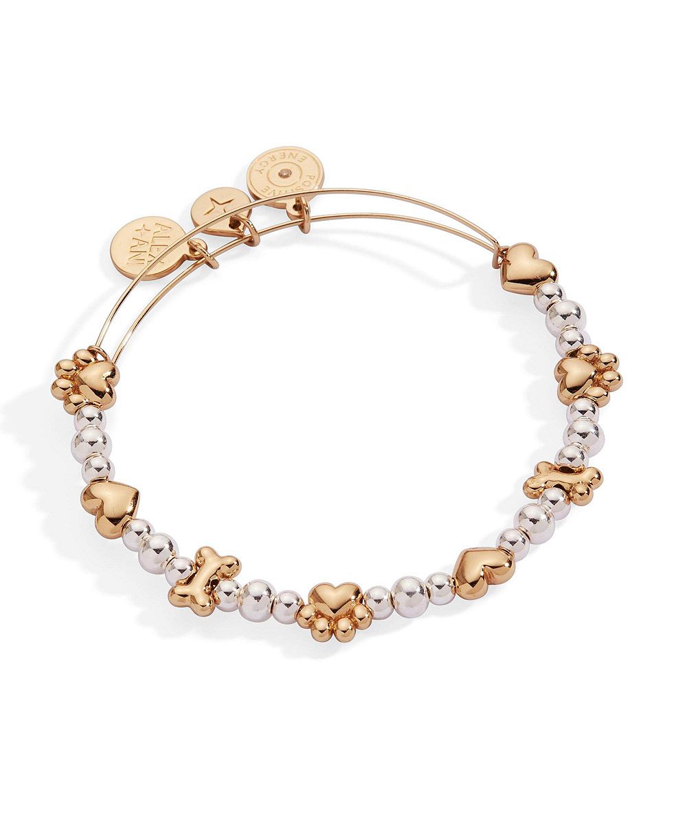 Alex and Ani браслет-браслет Puppy Love с бусинами