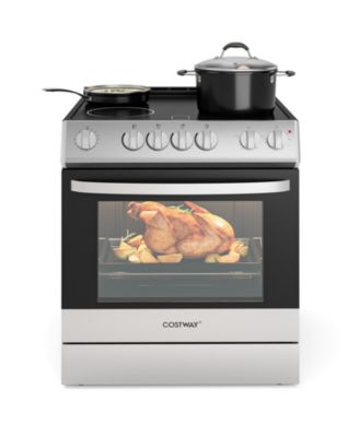 Costway Electric Range 30" Freestanding and Slide-in Kitchen Stove with Cooking Modes