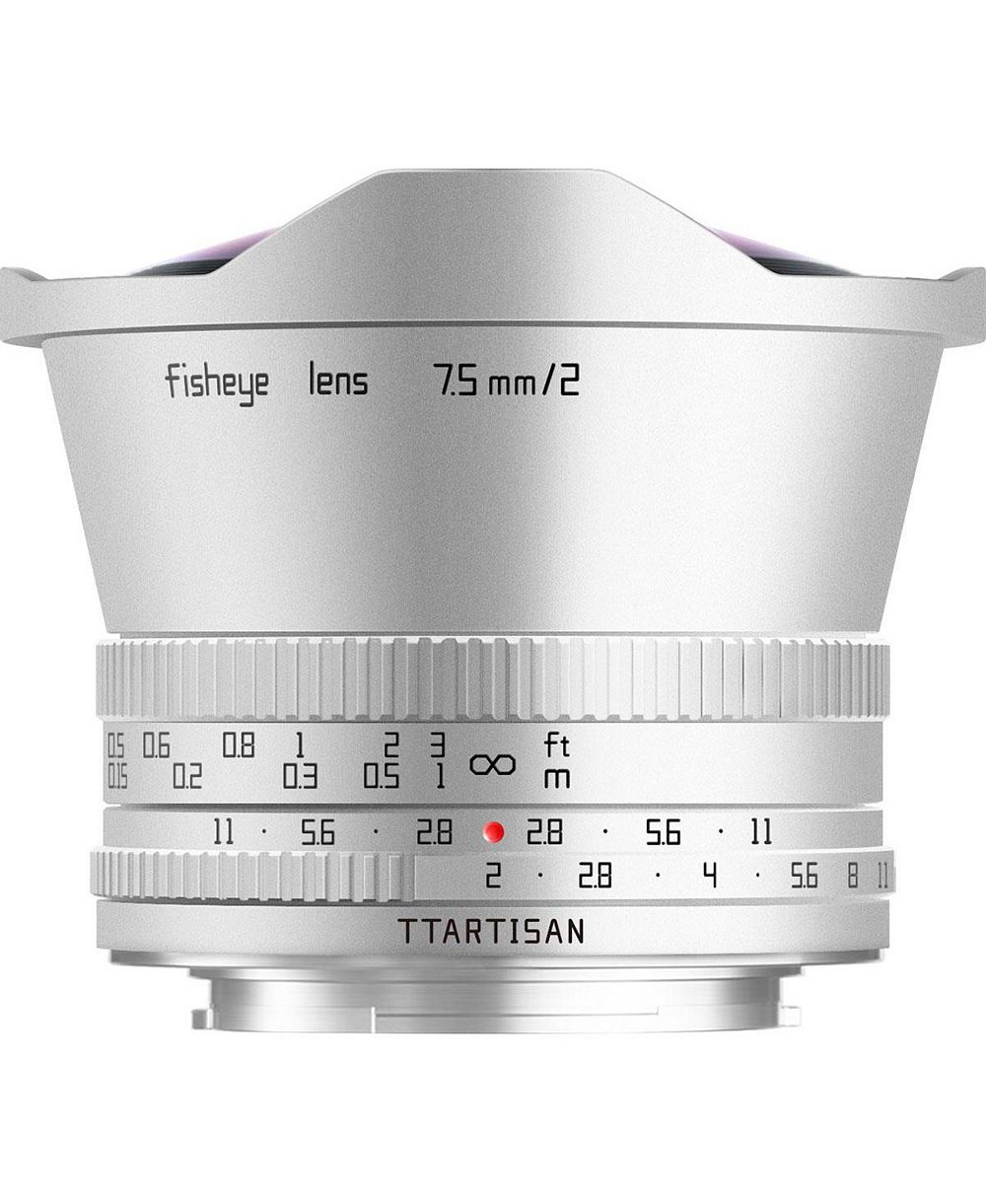 TTArtisan APS-C 7.5mm F2.0 180-Degree Ultra-Wide Angle Fisheye Lens for Fuji X Mount
