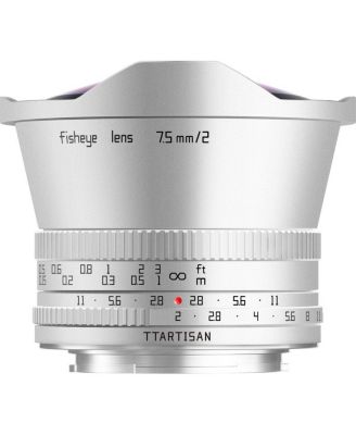 TTArtisan APS-C 7.5mm F2.0 180-градусный ультраширокоугольный рыбий глаз объектив для Fuji X Mount
