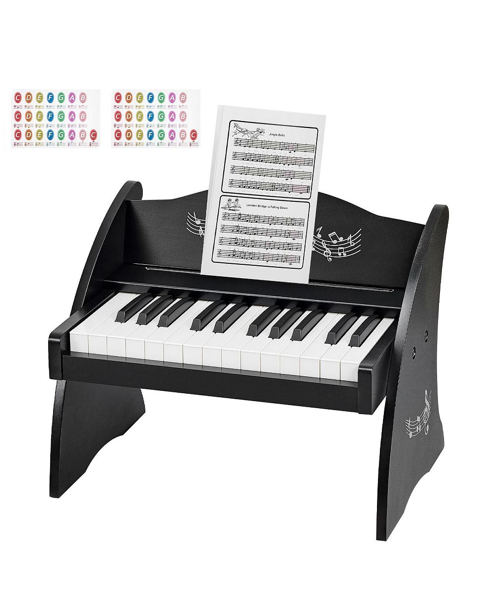 HONGGE 25 Key Wooden Digital Piano Keyboard, Ages 3-10