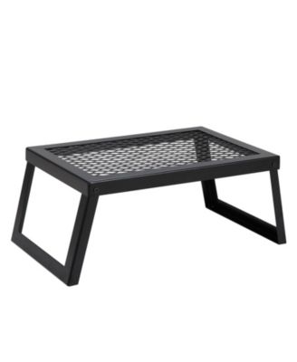 Решетка для гриля HONGGE Folding Campfire Grate 18 in Heavy Duty Steel Mesh с ножками и сумкой для переноски