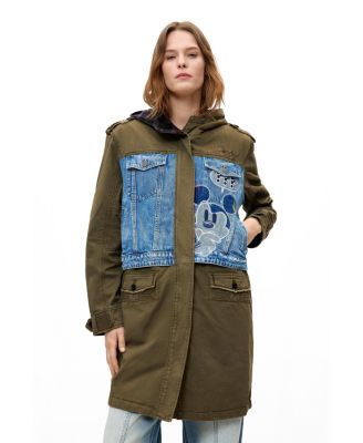 Desigual Women's Mickey Cotton Parka Coat