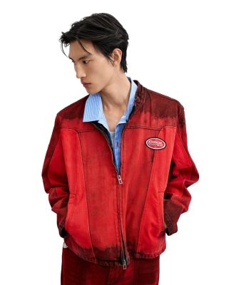 Мужская двухцветная гоночная куртка Desigual