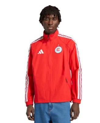 Men's adidas Red Chicago Fire 2026 Anthem Raglan Full-zip Jacket