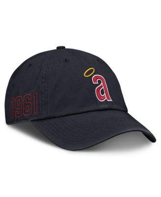 Мужская кепка Nike Navy California Angels Cooperstown Club регулируемая