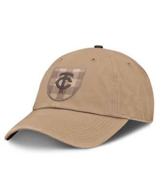 Мужская кепка Nike Light Brown Minnesota Twins Statement Club Adjustable