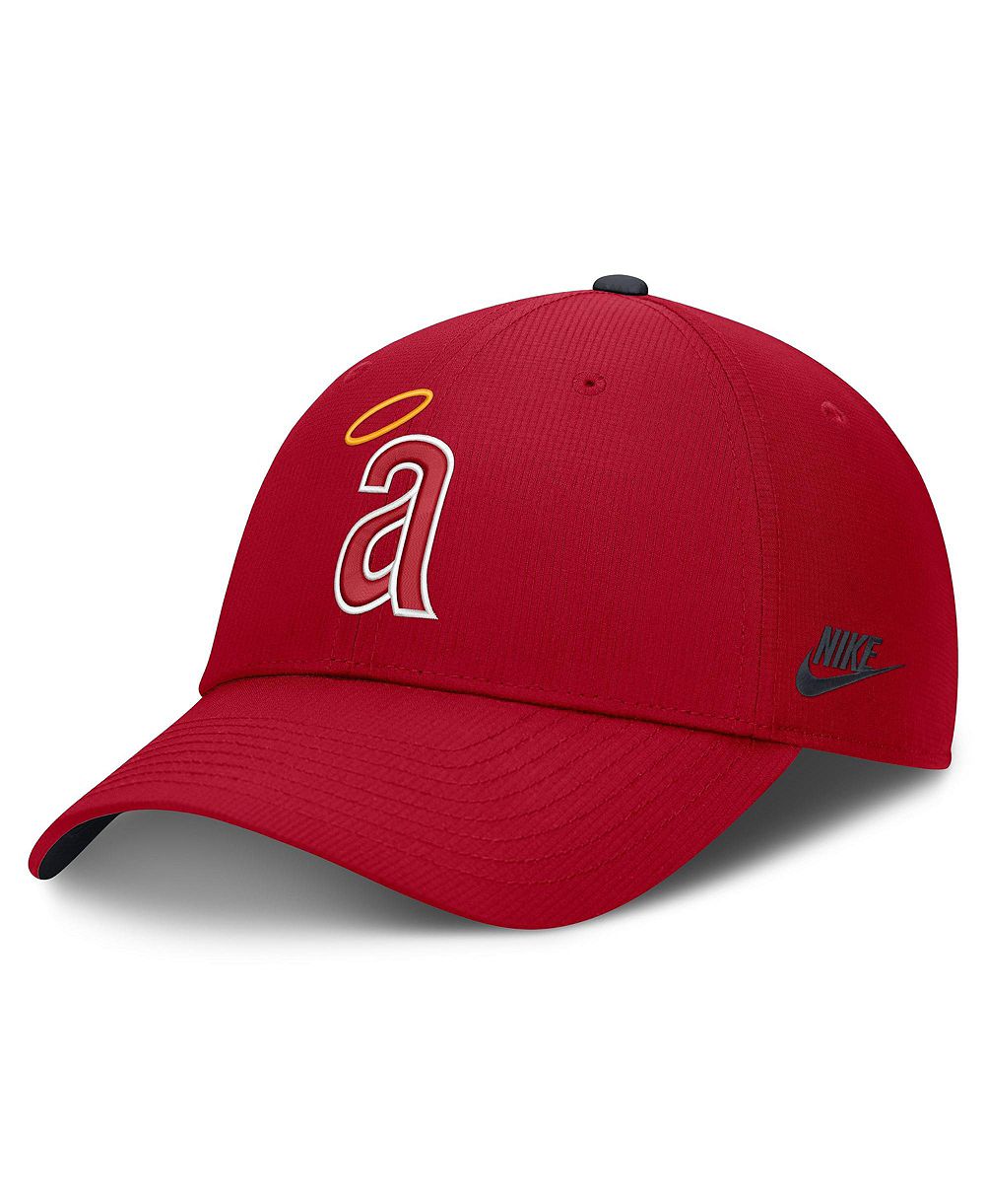 Мужская кепка Nike Red California Angels Cooperstown Collection Club Dri-FIT