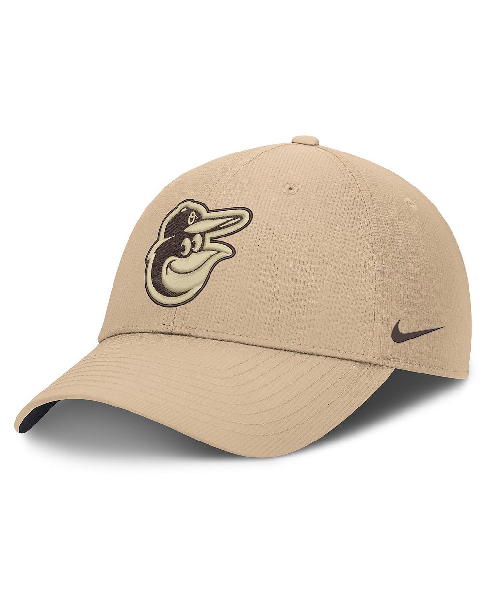 Men's Nike Khaki Baltimore Orioles Desert Ripstop Club Adjustable Hat
