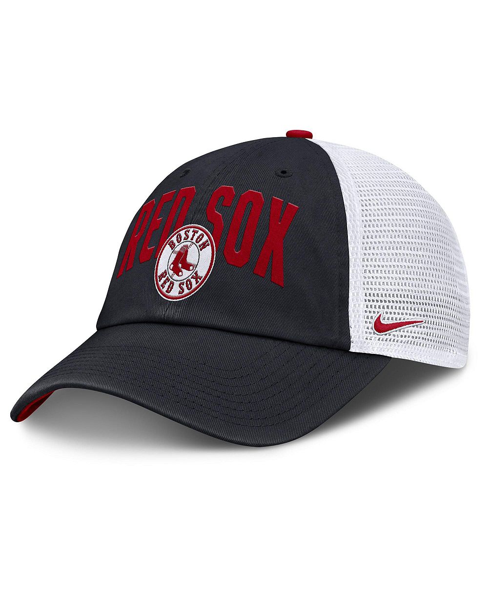 Мужская кепка Nike Men's Navy Boston Red Sox Primetime Club Adjustable Trucker Hat