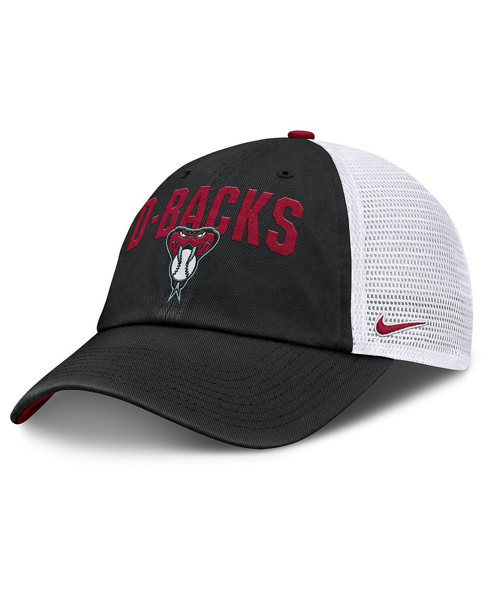 Мужская кепка Nike Black Arizona Diamondbacks Primetime Club регулируемая trucker