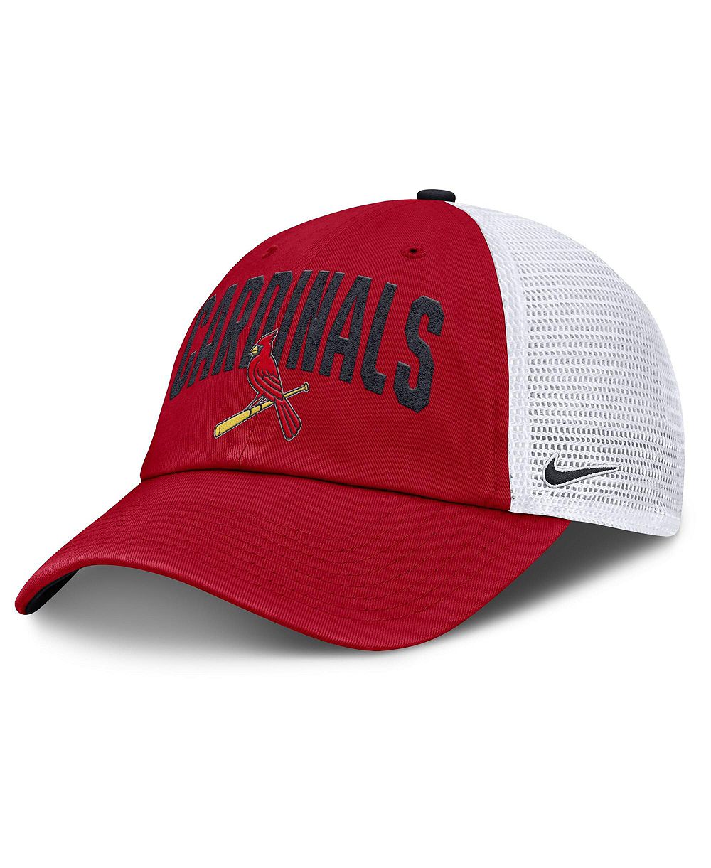 Nike Мужская красная кепка St. Louis Cardinals Primetime Club Adjustable Trucker