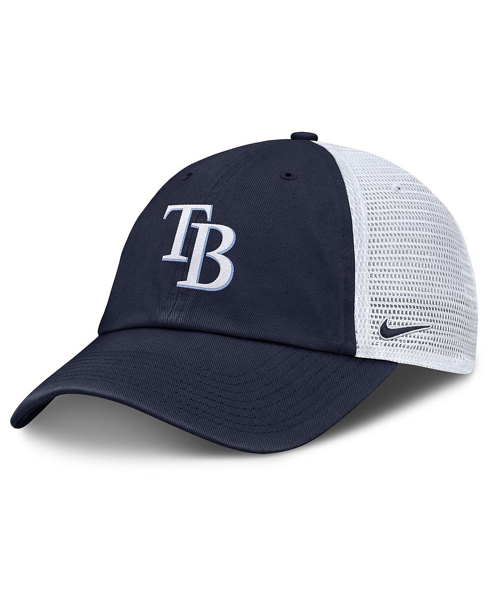 Мужская кепка Nike Navy/White Tampa Bay Rays Club Trucker Adjustable Hat