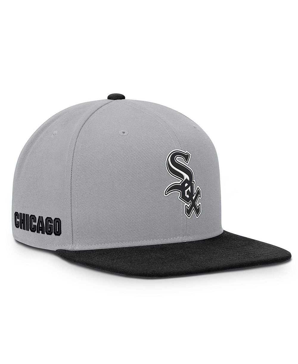 Nike Мужская серая/черная кепка Chicago White Sox Primetime Pro Dri-FIT snapback
