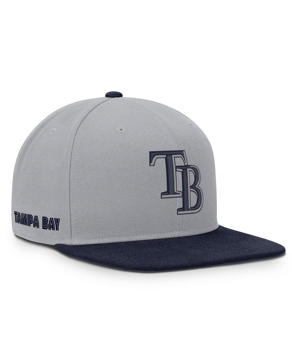 Мужская кепка Nike Tampa Bay Rays Primetime Pro Dri-FIT snapback в цвете Gray/Navy