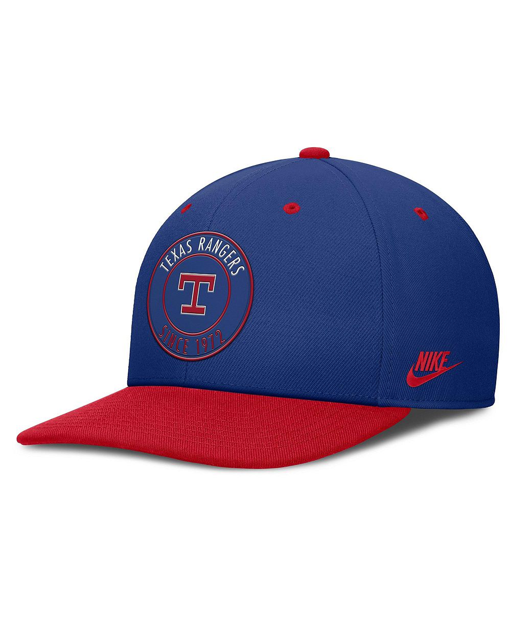 Men's Nike Royal/Red Texas Rangers Cooperstown Collection Pro Dri-FIT snapback Hat