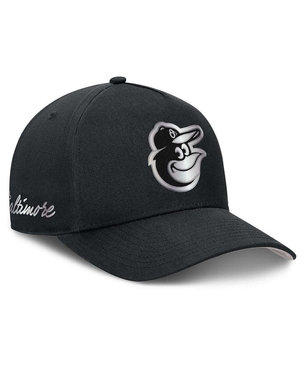 Мужская кепка Nike Black Baltimore Orioles Rise Dri-FIT A-Frame Adjustable