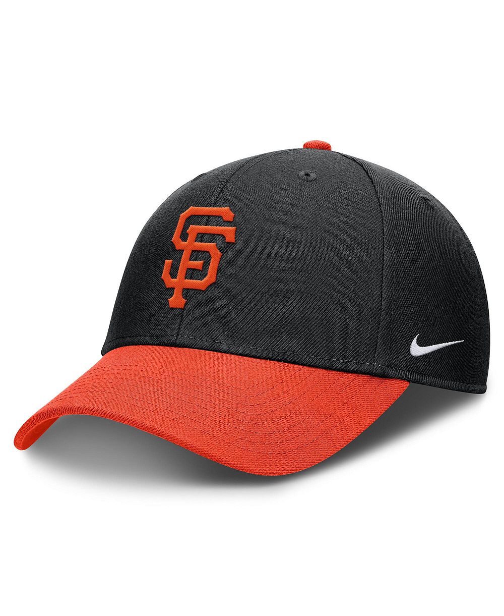 Мужская кепка Nike Black/Orange San Francisco Giants Dri-FIT Club Adjustable