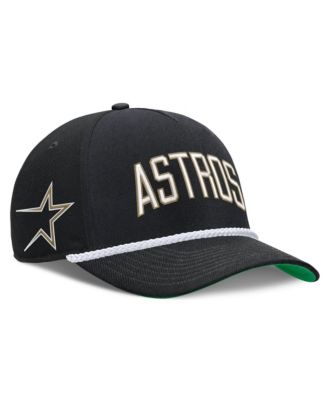 Men's Nike Black Houston Astros Cooperstown Collection Rise Adjustable Hat