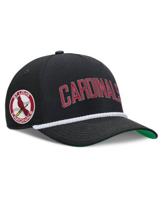 Мужская Nike Hat St. Louis Cardinals Cooperstown Collection Rise Adjustable Black