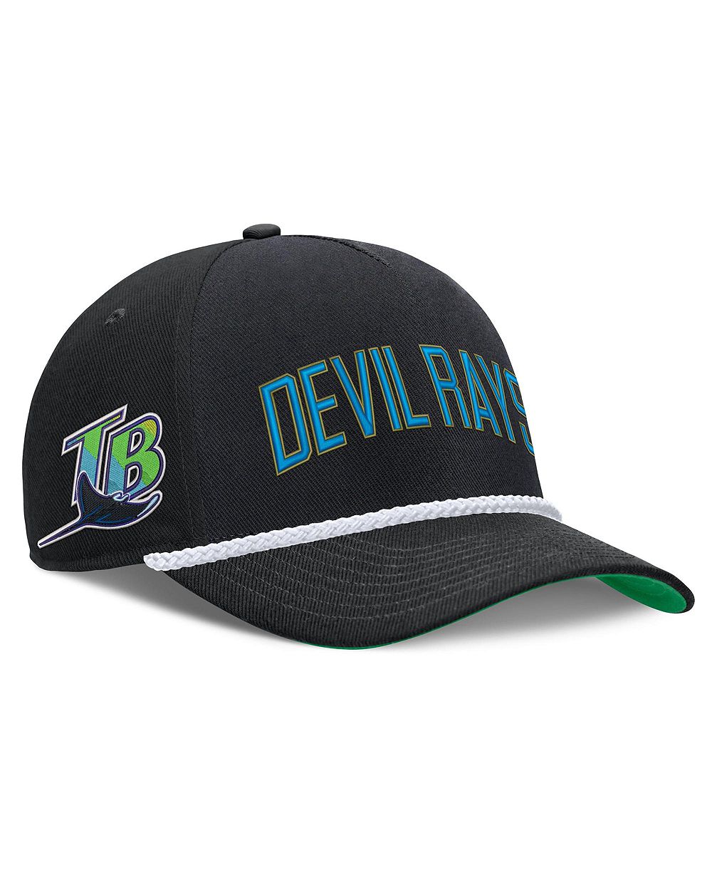 Мужская Nike Black Tampa Bay Rays Cooperstown Collection Rise Adjustable Hat