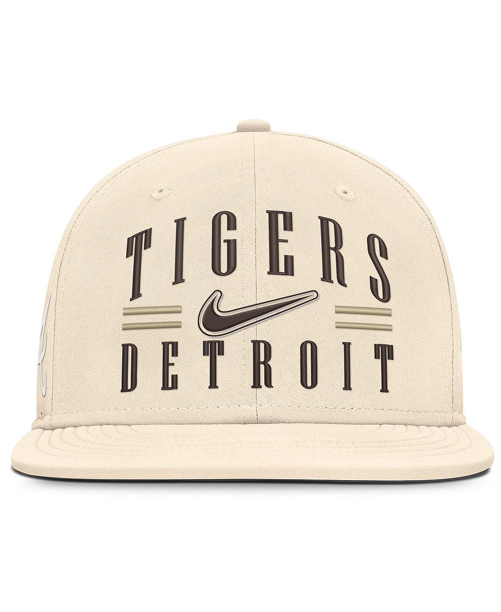 Мужская кепка Nike Natural Detroit Tigers True Dri-FIT AeroBill Fitted Hat