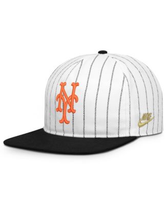 Мужская кепка Nike White/Black New York Mets Cooperstown Collection Pro Adjustable