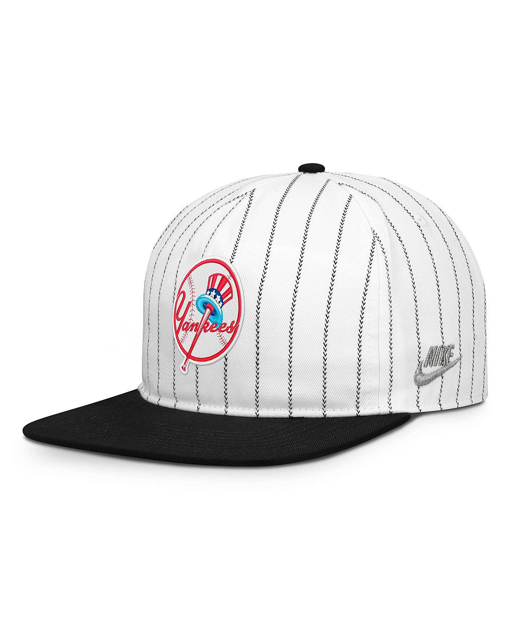 Nike Мужская кепка New York Yankees Cooperstown Collection Pro Adjustable, White/Black