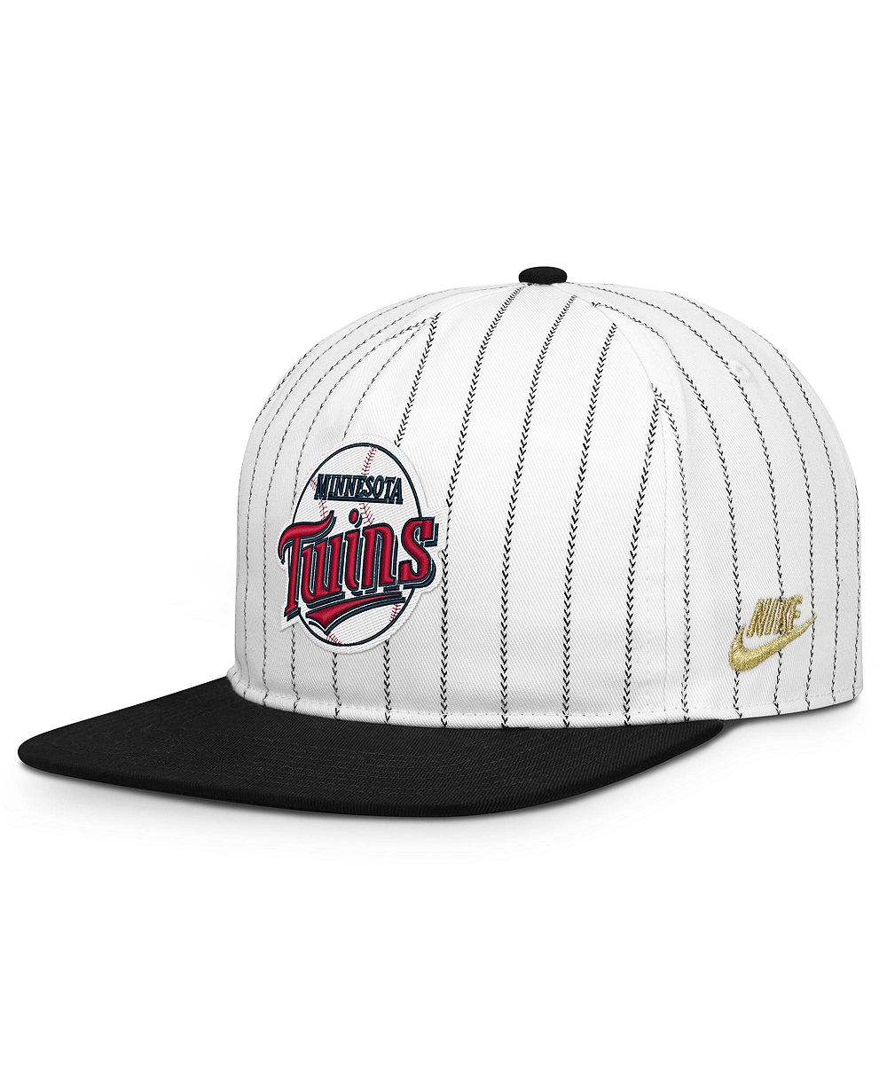 Мужская кепка Nike Minnesota Twins Cooperstown Collection Pro Adjustable White/Black