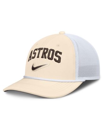 Men's Nike Natural/White Houston Astros Rise Dri-FIT Trucker Adjustable Hat¿