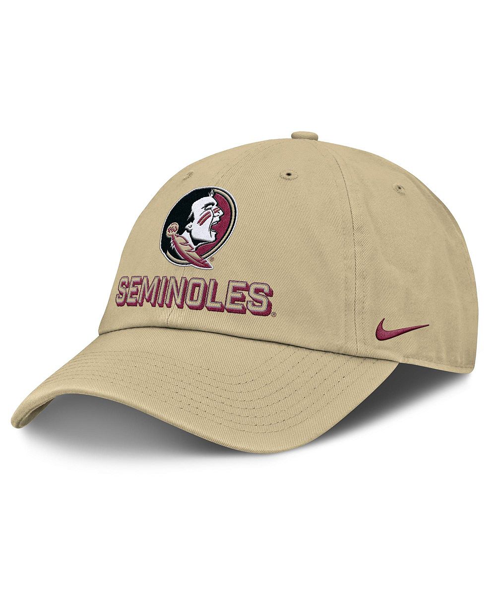 Мужская кепка Nike Gold Florida State Seminoles 2025 On-Field Club Adjustable