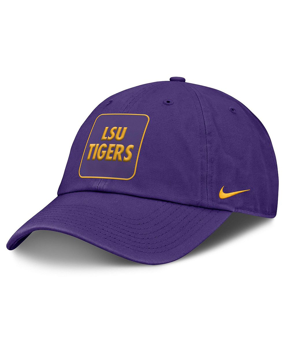 Nike Мужская фиолетовая регулируемая кепка LSU Tigers Local Club