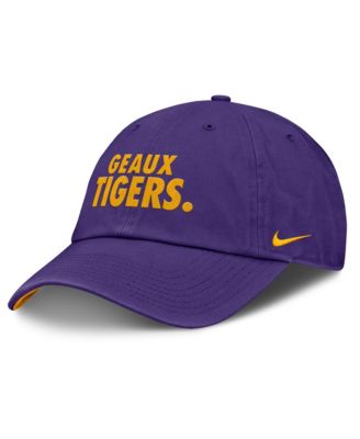 Мужская и женская кепка Nike LSU Tigers Primetime Chant Club Purple