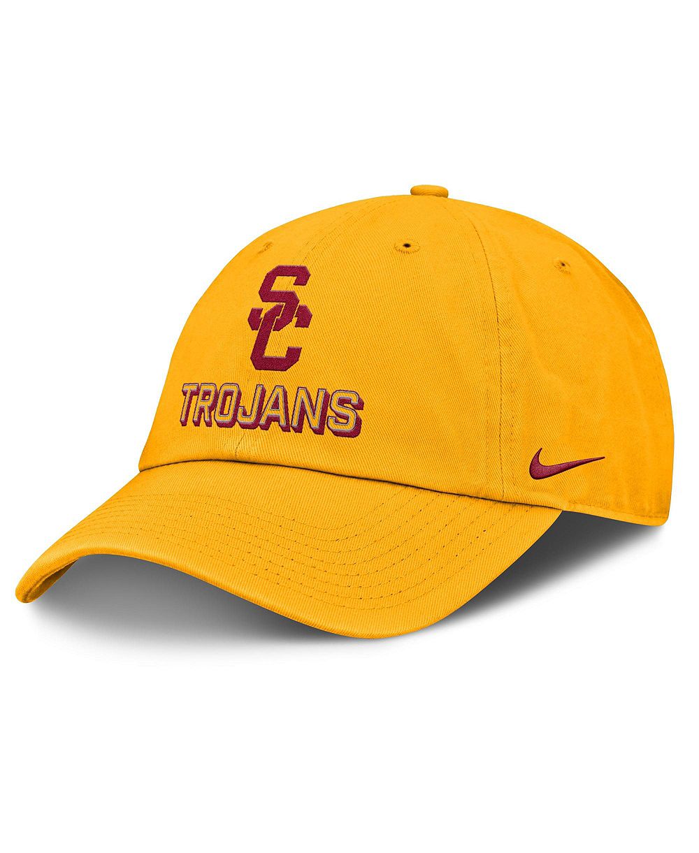 Мужская кепка Nike Gold USC Trojans 2025 On-Field Club Adjustable