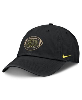 Men's and Women's Nike Black Oregon Ducks Campus Prep Football Club Adjustable Hat