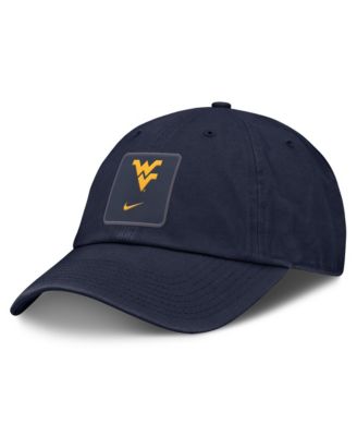 Men's and Women's Nike Navy West Virginia Mountaineers 2026 Sideline Club Adjustable Hat