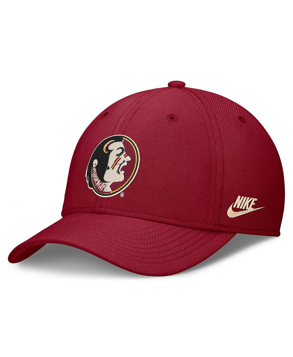 Мужская кепка Nike Garnet Florida State Seminoles Dri-FIT Vintage Rise Swooshflex Flex