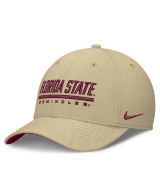 Кепка Nike Men's Gold Florida State Seminoles Game Day Rise Swooshflex