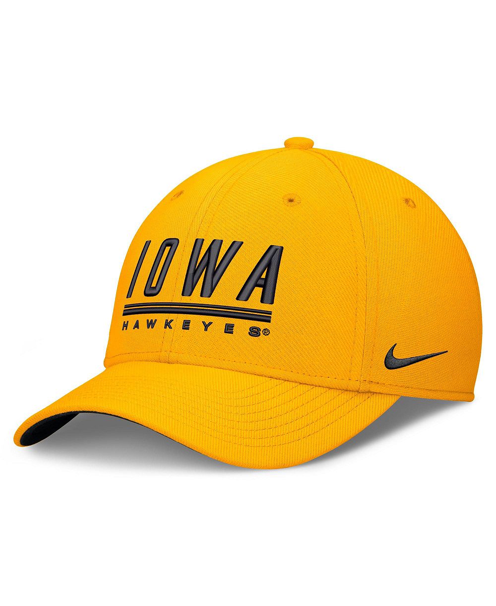 Men's Nike Gold Iowa Hawkeyes Game Day Rise Swooshflex Hat