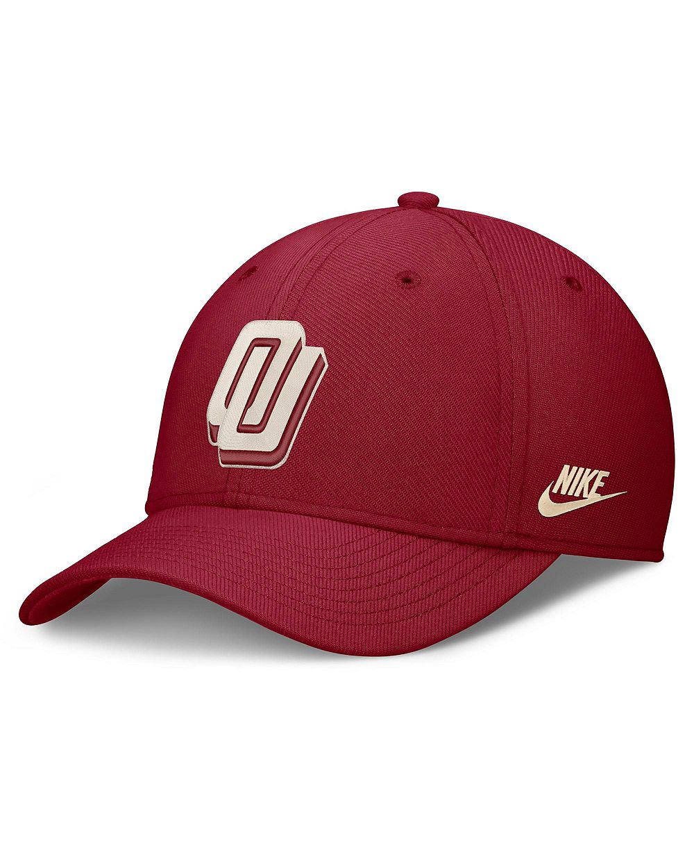 Мужская кепка Nike Crimson Oklahoma Sooners Dri-FIT Vintage Rise Swooshflex Flex