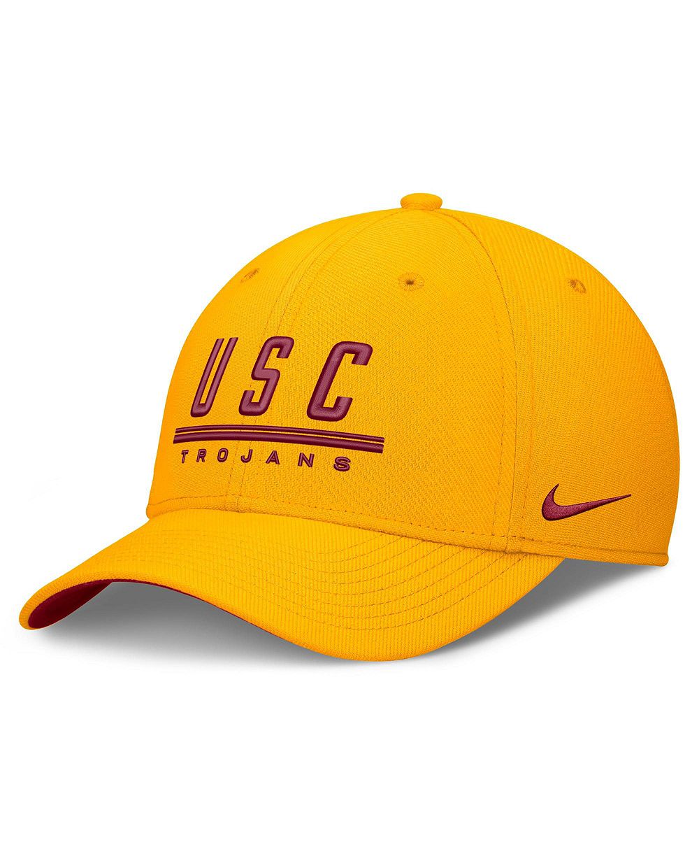 Мужская кепка Nike Gold USC Trojans Game Day Rise Swooshflex