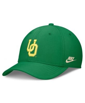 Men's Nike Green Oregon Ducks Dri-FIT Vintage Rise Swooshflex Flex Hat