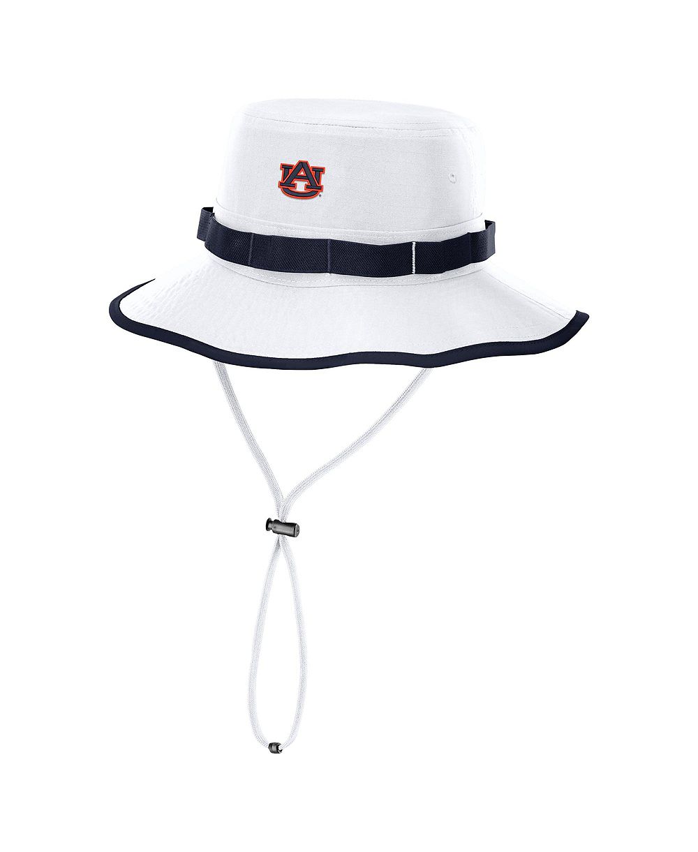 Мужская панама Nike White Auburn Tigers 2026 Sideline Apex Boonie Bucket Hat
