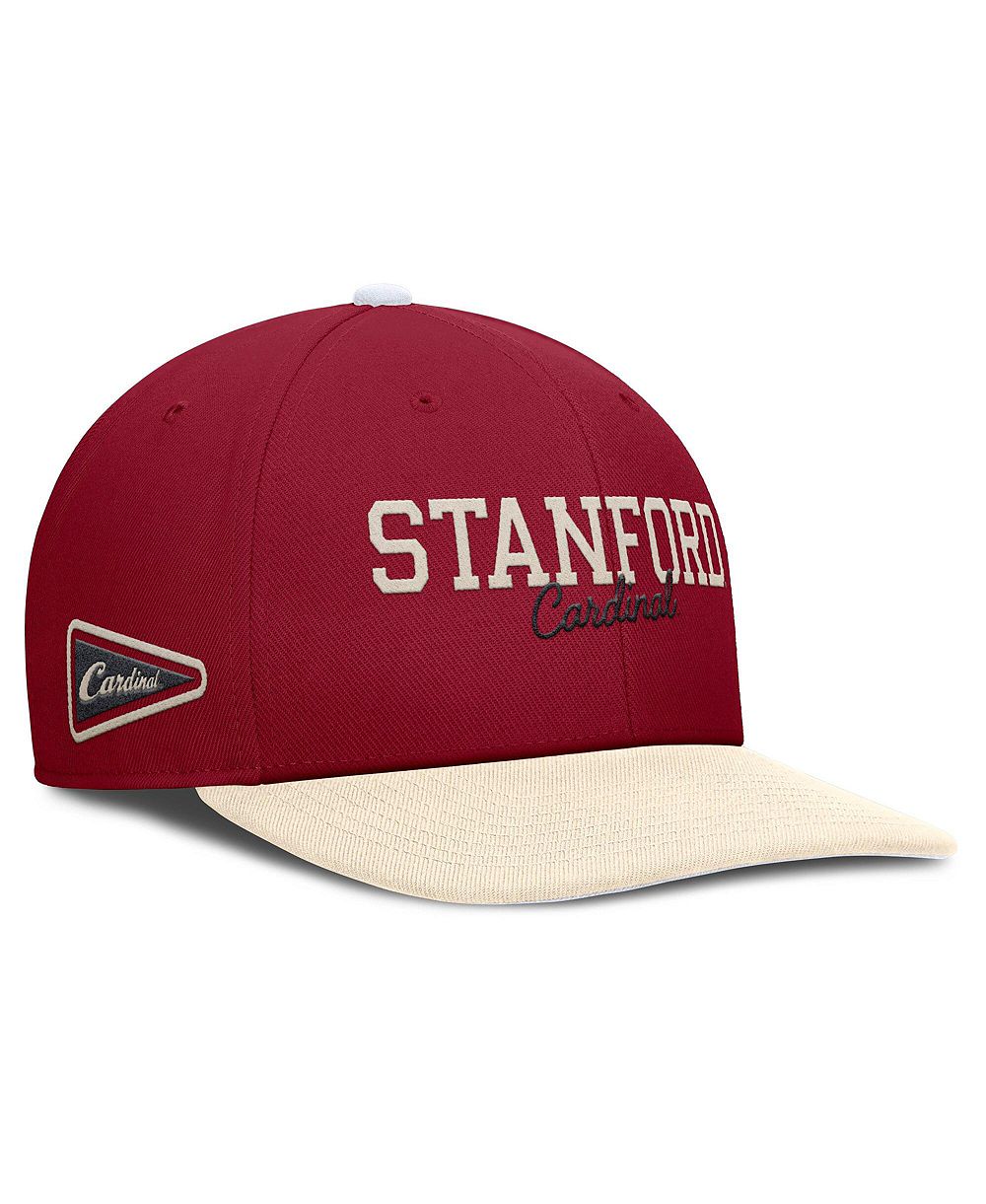 Мужская кепка Nike Cardinal/Cream Stanford Cardinal Pro Legacy Script snapback